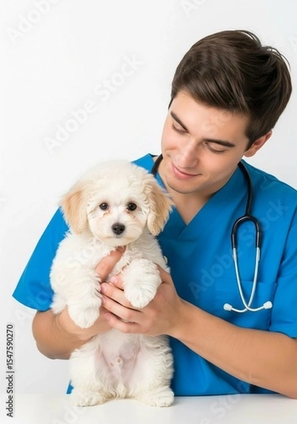 Obraz vet and dog