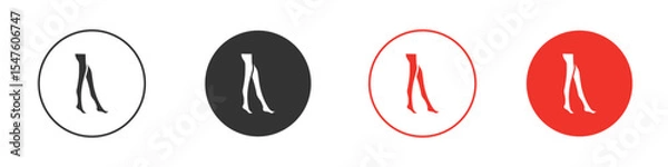 Fototapeta Tights icon design, logo, app, UI. Vector illustration, EPS