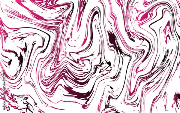 Fototapeta Abstract marbled background with fluid swirls of bright cyan, electric blue, and white. Showcases smooth, organic curves and chaotic flowing patterns that mimic liquid or ink motion.