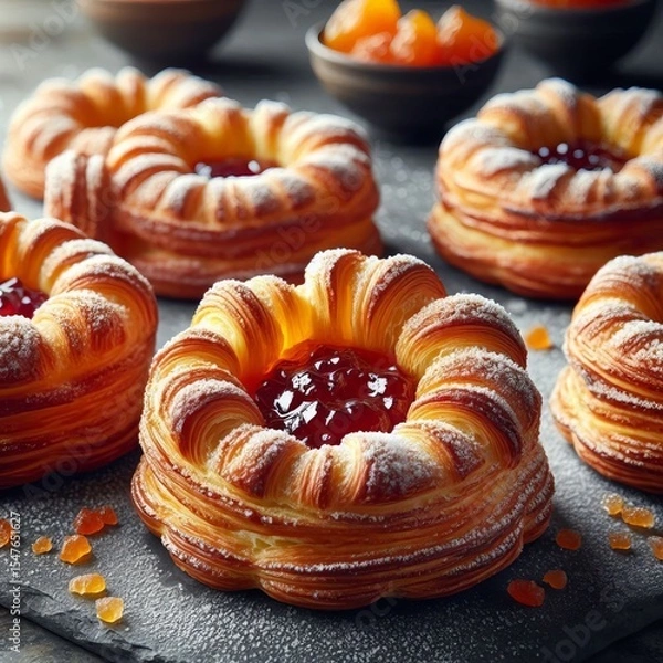 Obraz Kouign Amann Sugar crystaled edges frame