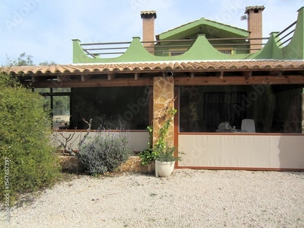 Obraz terrace with blinds