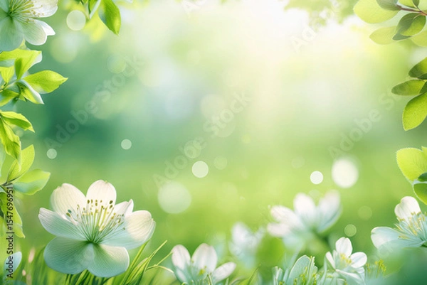 Obraz Generated image, Sommer Hintergrund