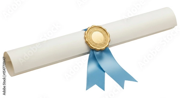 Obraz Isolated diploma