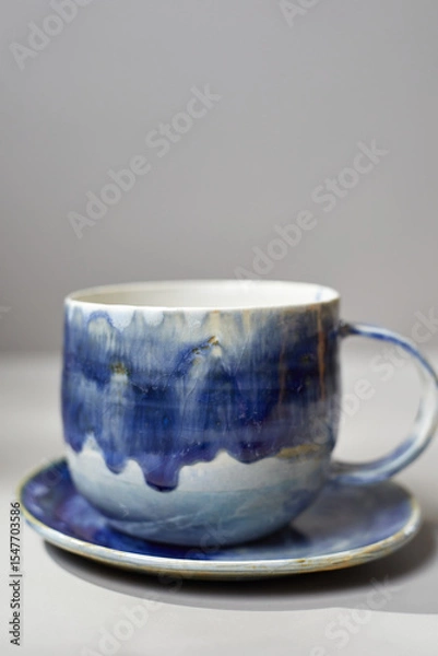 Fototapeta Set of Ceramic, stylish tableware