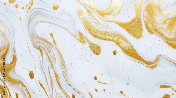 Obraz 金色の渦模様