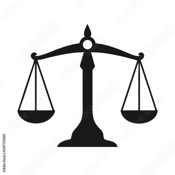 Fototapeta Scales icon. Stock vector