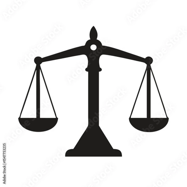 Fototapeta Scales icon. Stock vector