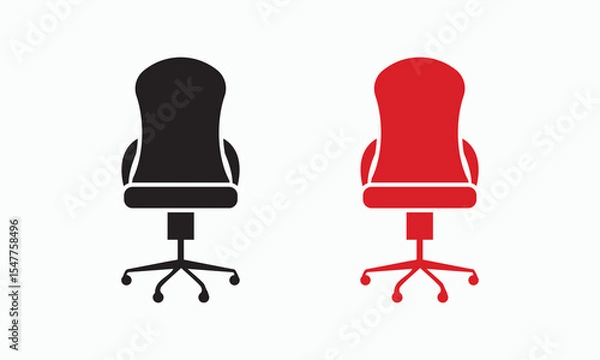 Obraz A vector black and red color design.