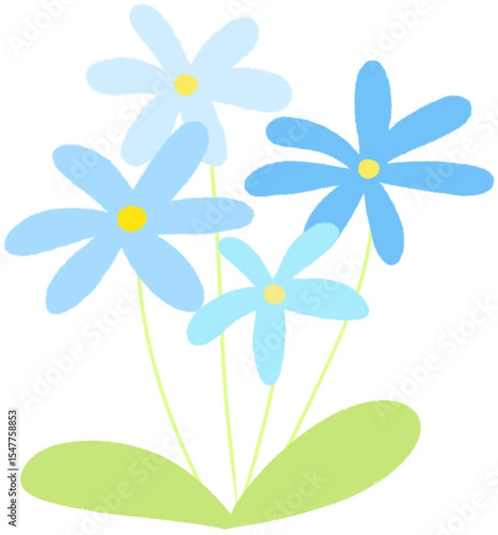 Fototapeta Blue flower