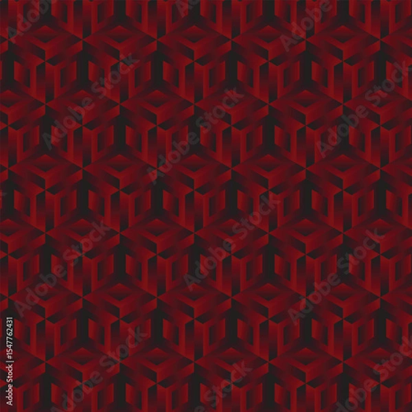 Fototapeta Black and red vector pattern background