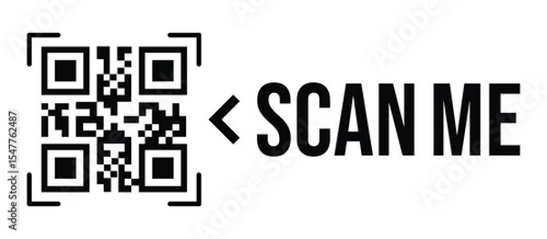 Fototapeta Scan QR code icon. Digital scanning qr code. QR code scan for smartphone. QR code for payment. Scan QR code symbol