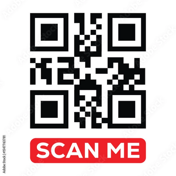 Obraz Scan QR code icon. Digital scanning qr code. QR code scan for smartphone. QR code for payment. Scan QR code symbol	