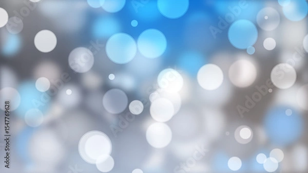Fototapeta 4K colorful blurred background with bokeh lights.
