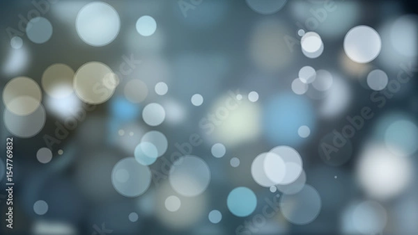 Fototapeta 4K colorful blurred background with bokeh lights.
