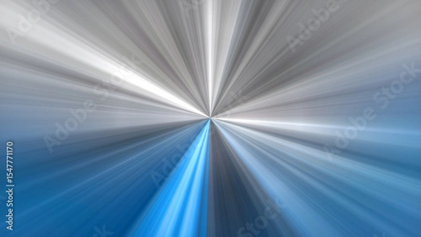 Fototapeta 4K abstract digital art featuring a radial blur effect with a central point of focus, radiating outwards. Dynamic picture with motion and speed effect.