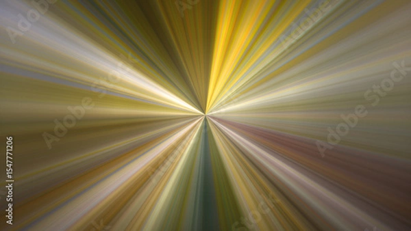Fototapeta 4K abstract digital art featuring a radial blur effect with a central point of focus, radiating outwards. Dynamic picture with motion and speed effect.