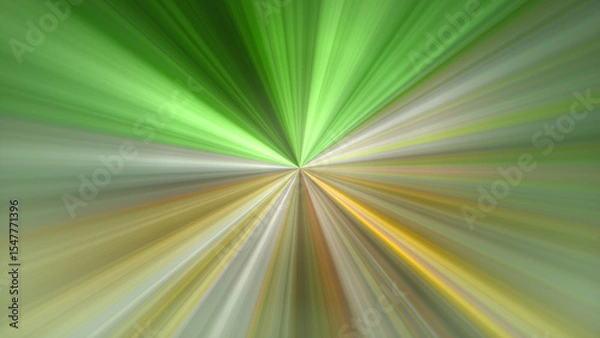 Fototapeta 4K abstract digital art featuring a radial blur effect with a central point of focus, radiating outwards. Dynamic picture with motion and speed effect.