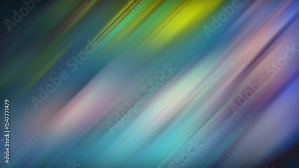 Fototapeta 4K abstract blue and gray motion blurred background with diagonal lines.