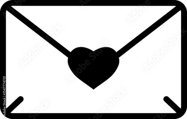 Fototapeta 편지 아이콘