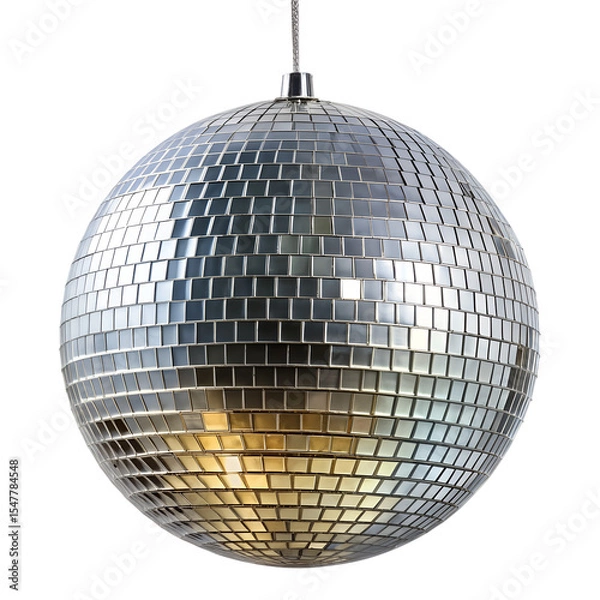Obraz silver disco ball