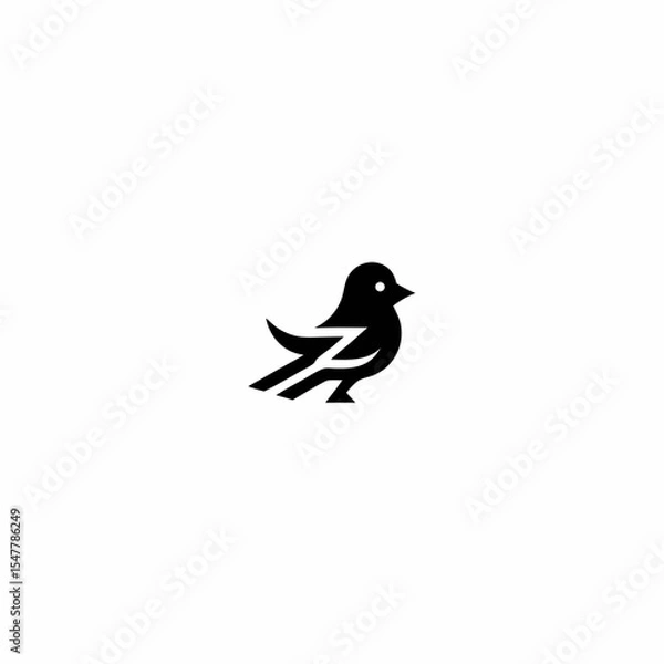Fototapeta bird icon set  