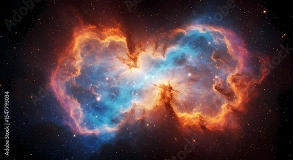 Fototapeta Cosmic Butterfly Nebula A Stunning Image of Celestial Beauty