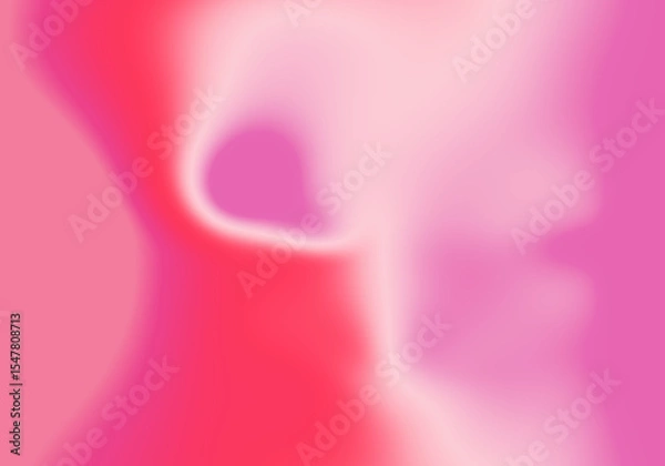 Fototapeta Smooth Gradient Pink Swirl with Organic Flow for Soft Backgrounds, Skincare Branding, and Feminine Visual Design