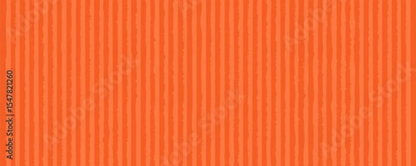 Fototapeta Stylized design featuring vertical orange stripes with a textured effect. Ideal for decorative backgrounds, branding, fashion prints, and contemporary digital artwork