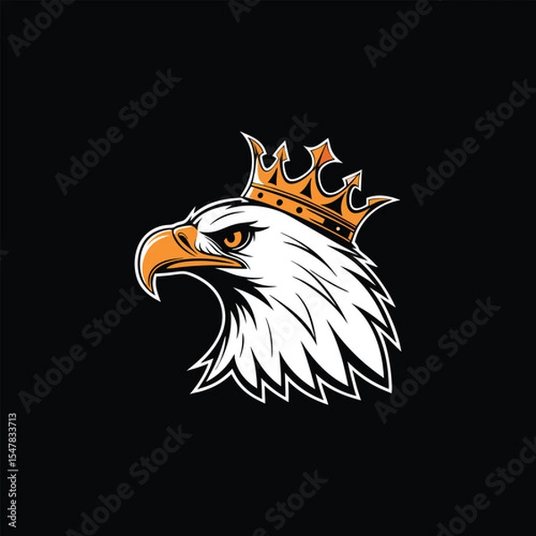 Fototapeta eagle head mascot