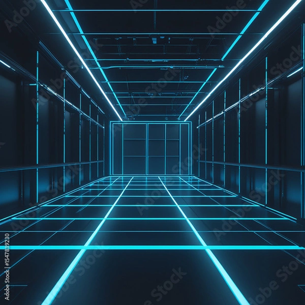 Obraz abstract futuristic background