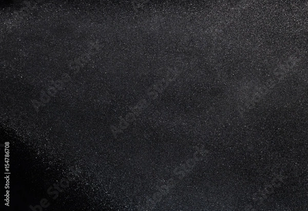 Obraz Water splash on black background