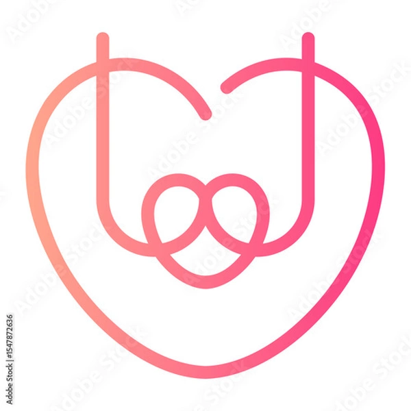 Obraz knot gradient icon