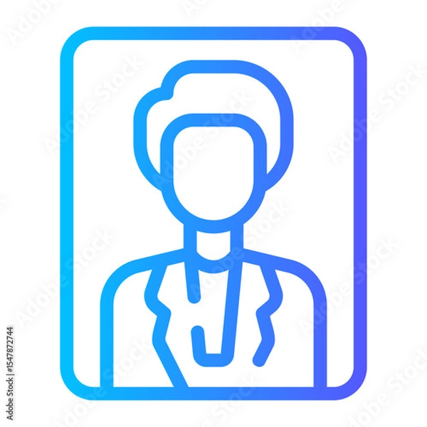 Obraz wedding photo gradient icon