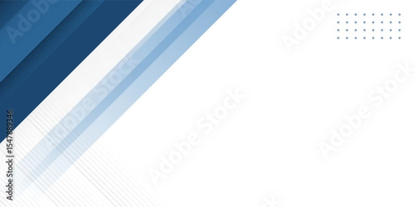 Fototapeta Blue abstract background with white color. Abstract blue background with square shapes. Modern Simple Blue Grey Abstract Background Presentation Design