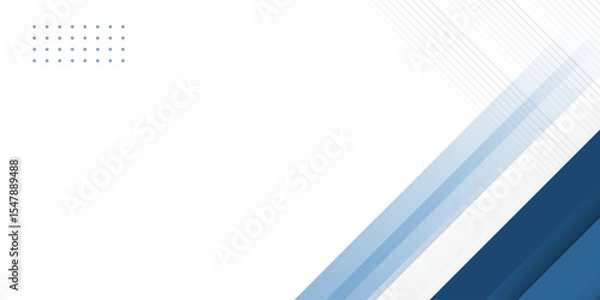 Fototapeta Blue abstract background with white color. Abstract blue background with square shapes. Modern Simple Blue Grey Abstract Background Presentation Design