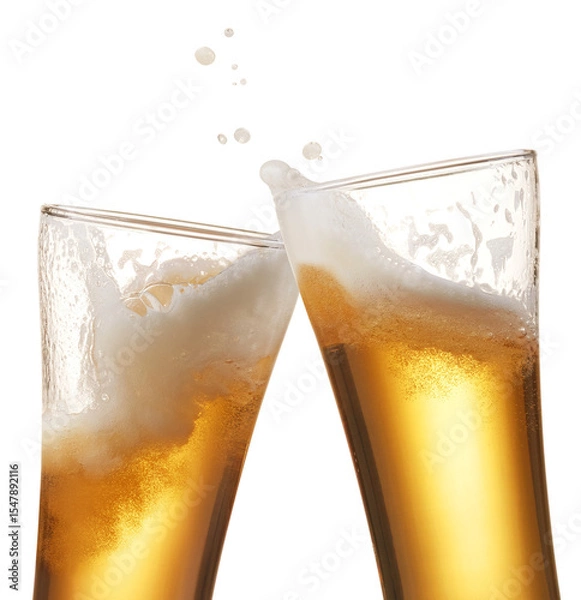 Obraz beer toasting