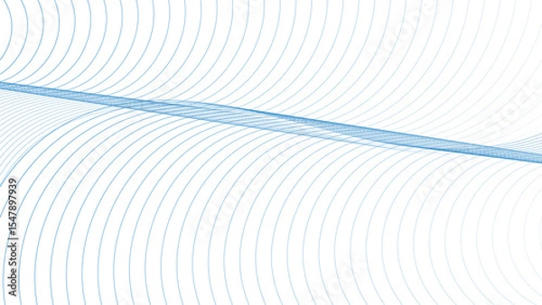 Fototapeta clean line wave minimal white flow png background  