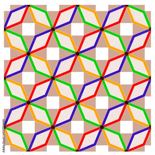 Obraz Islamic Geometric Design Pattern