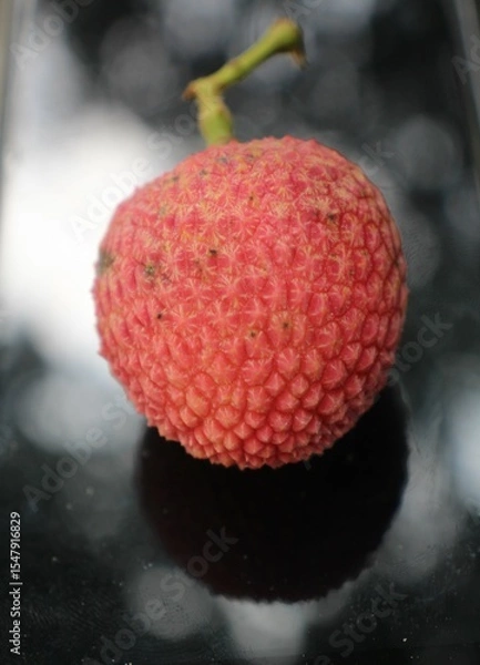 Obraz lychee photo with a place for the text
