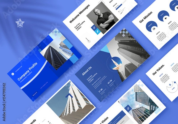 Obraz Company Profile Presentation Template
