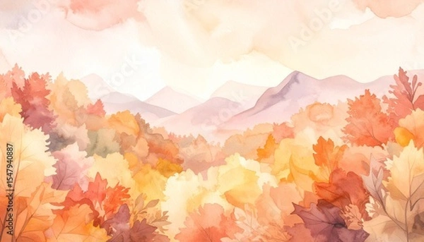 Obraz 秋の夕暮れ