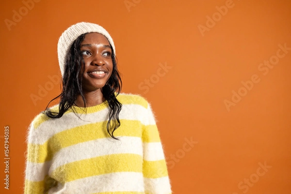 Obraz Candid Smiley Studio Portrait