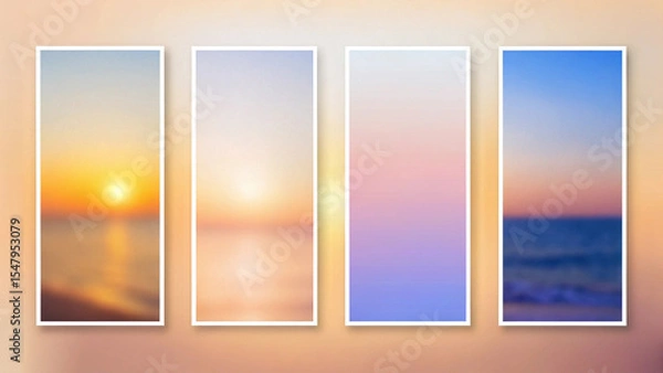 Fototapeta Abstract Gradient colorful image
