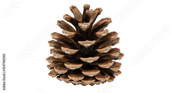 Obraz Isolated Pine Cone