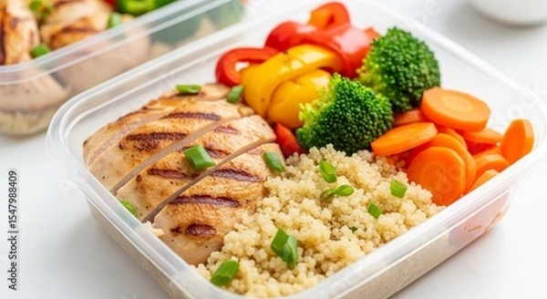 Obraz chicken with vegetables