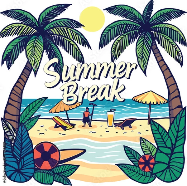 Obraz Stylish Number 6 Vector Illustration – Modern EPS Typography Design for Creative Projects