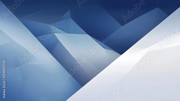Obraz Blue and White Abstract Graphic Background