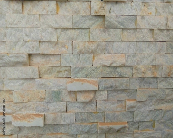 Obraz Natural Stone Wall Texture  Beige Granite Cladding Background