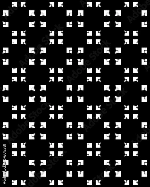 Obraz Geometric shapes are arranged in a uniform pattern on a dark background, creating a stylish and contemporary appearance for various projects