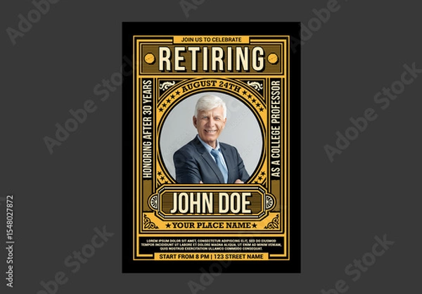 Obraz Retirement Invitation